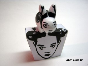 Custom Kozik Labbit and Paper Keystone for May